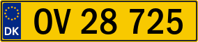 Truck License Plate